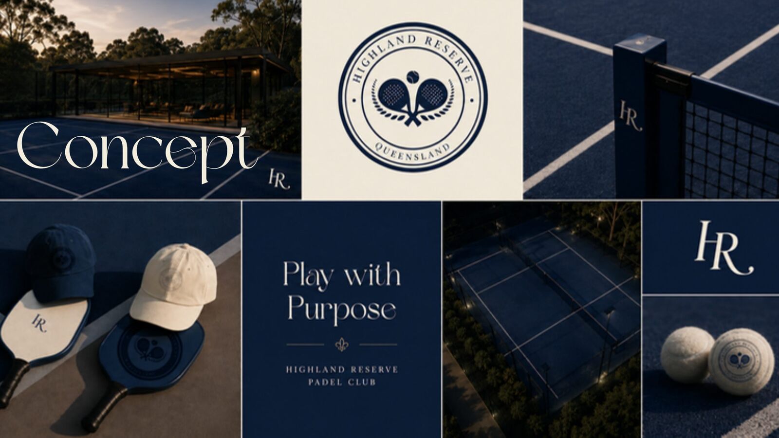Highland Reserve — concept board