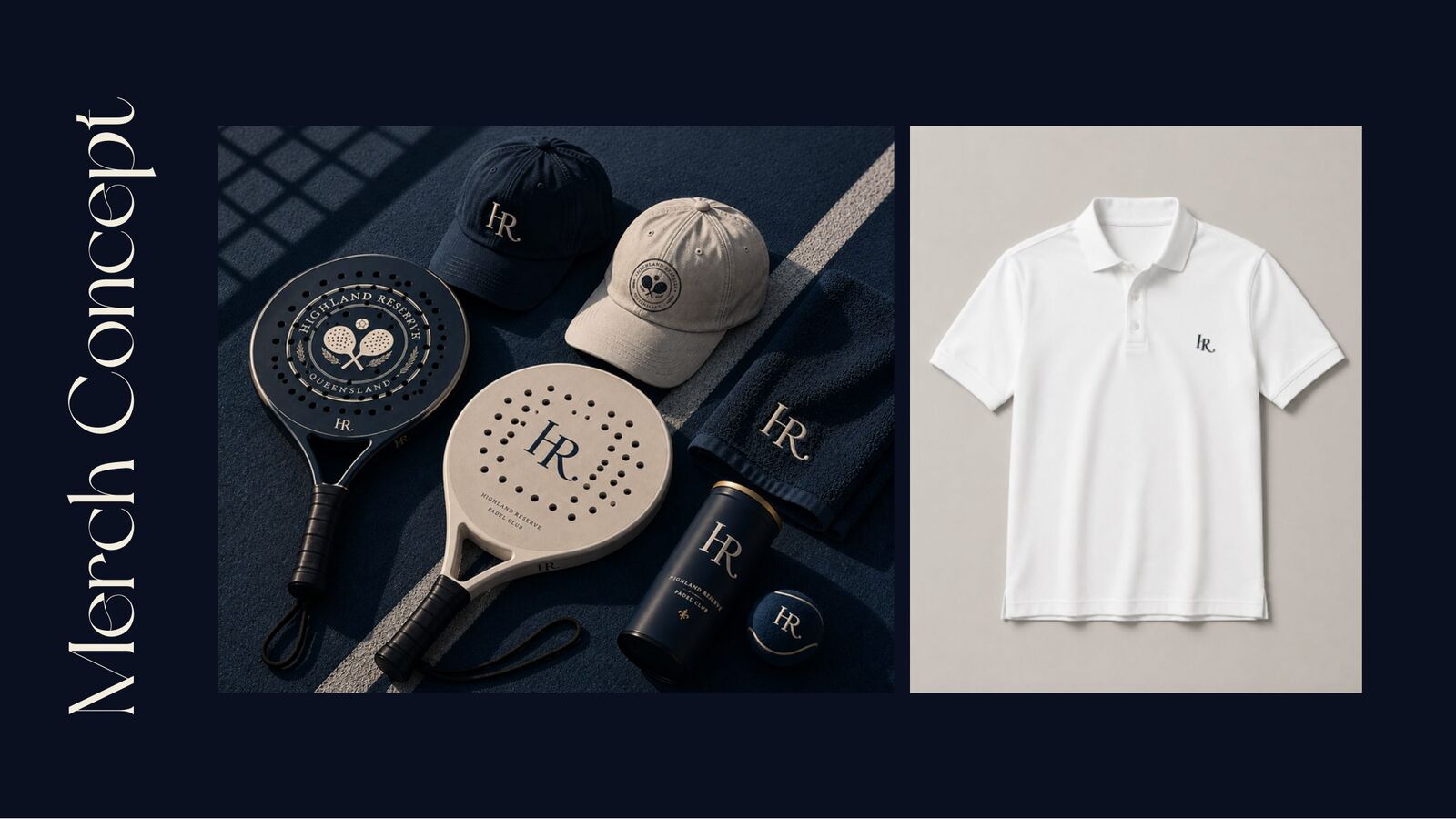 Highland Reserve — merchandise concept