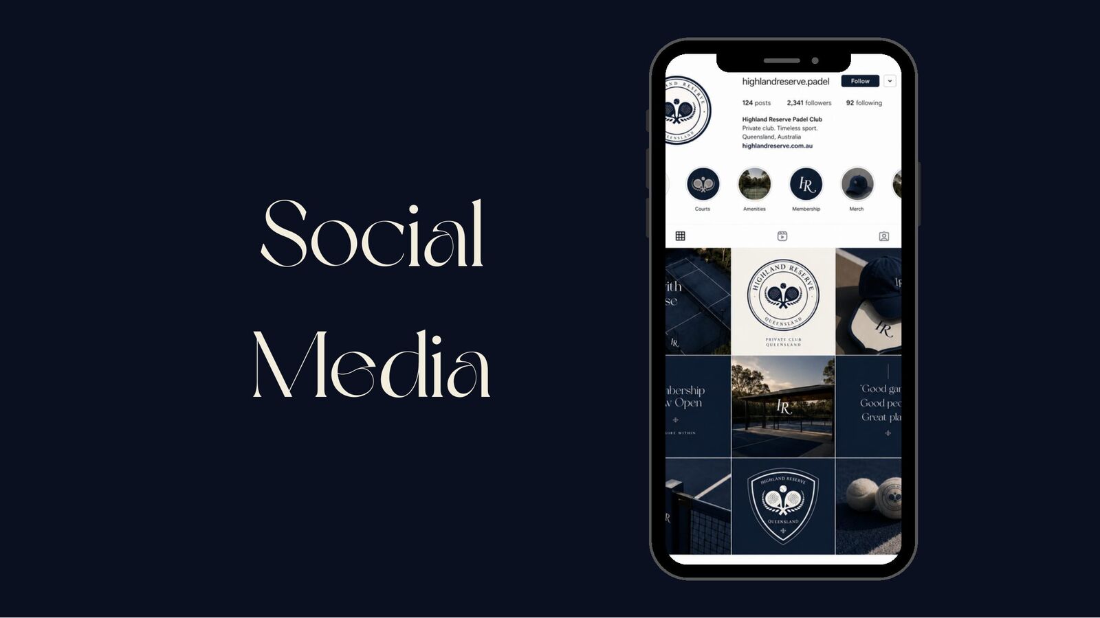 Highland Reserve — social media identity